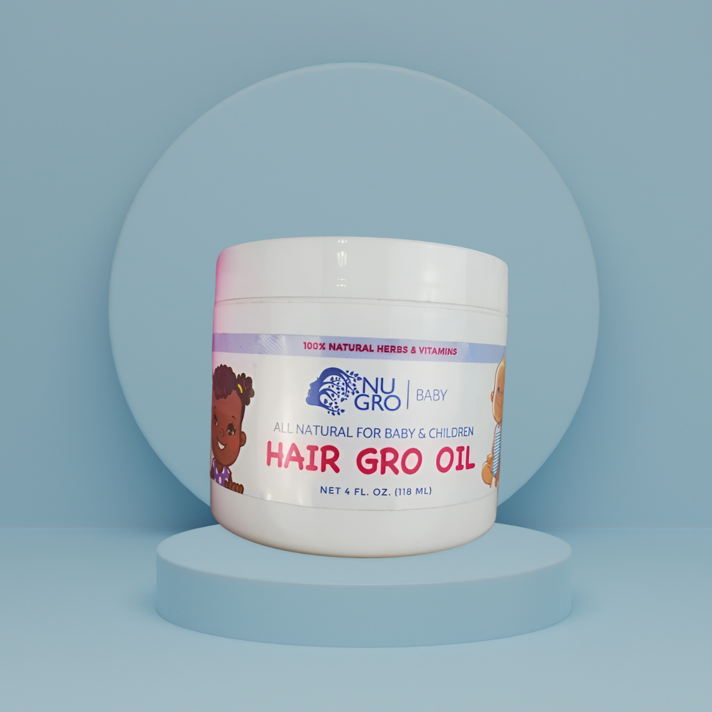 Step 4: NU-GRO Baby & Kids All-Natural Hair-GRO Oil